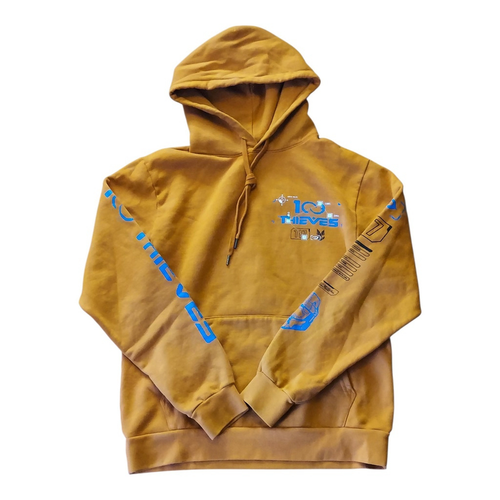 100 Thieves x Halo Hoodie Orange Size Medium Collab Limited Edition Made In USA